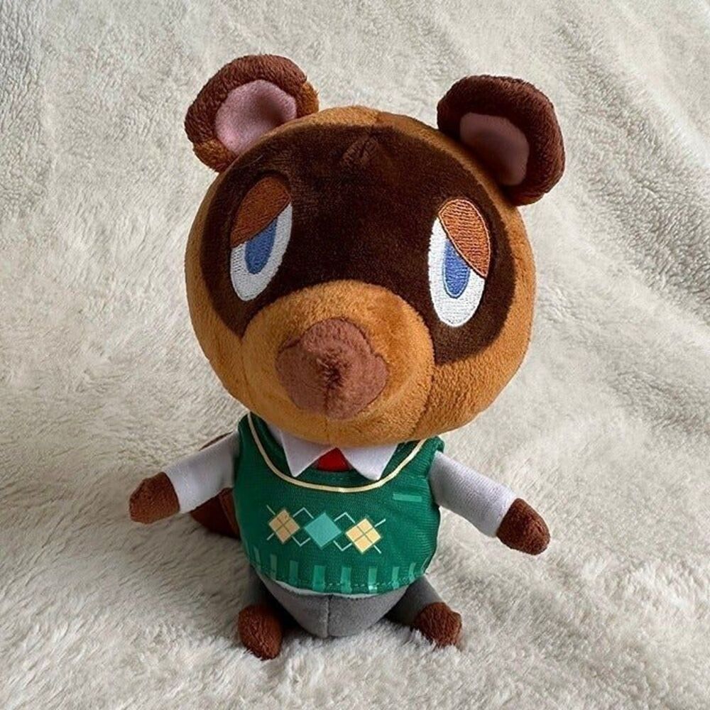 Nintendo Animal Crossing Tom Nook Raccoon 7” Plush Stuffed Animal Doll 2015